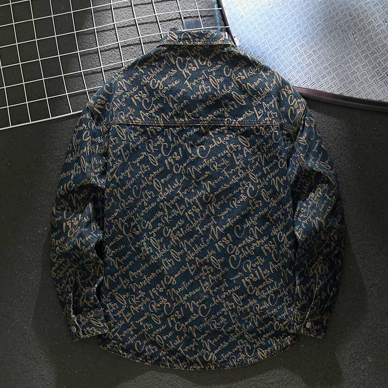 Hans™ | Denim Lettering Jacket