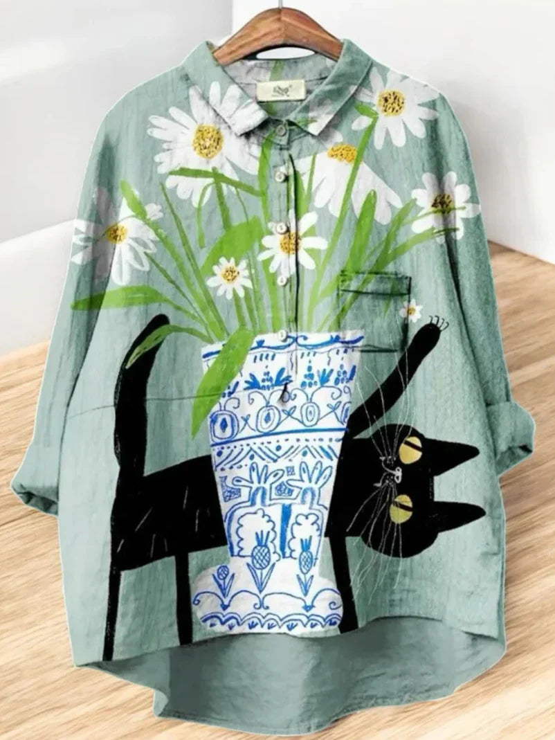 Erna | Classic Floral Blouses