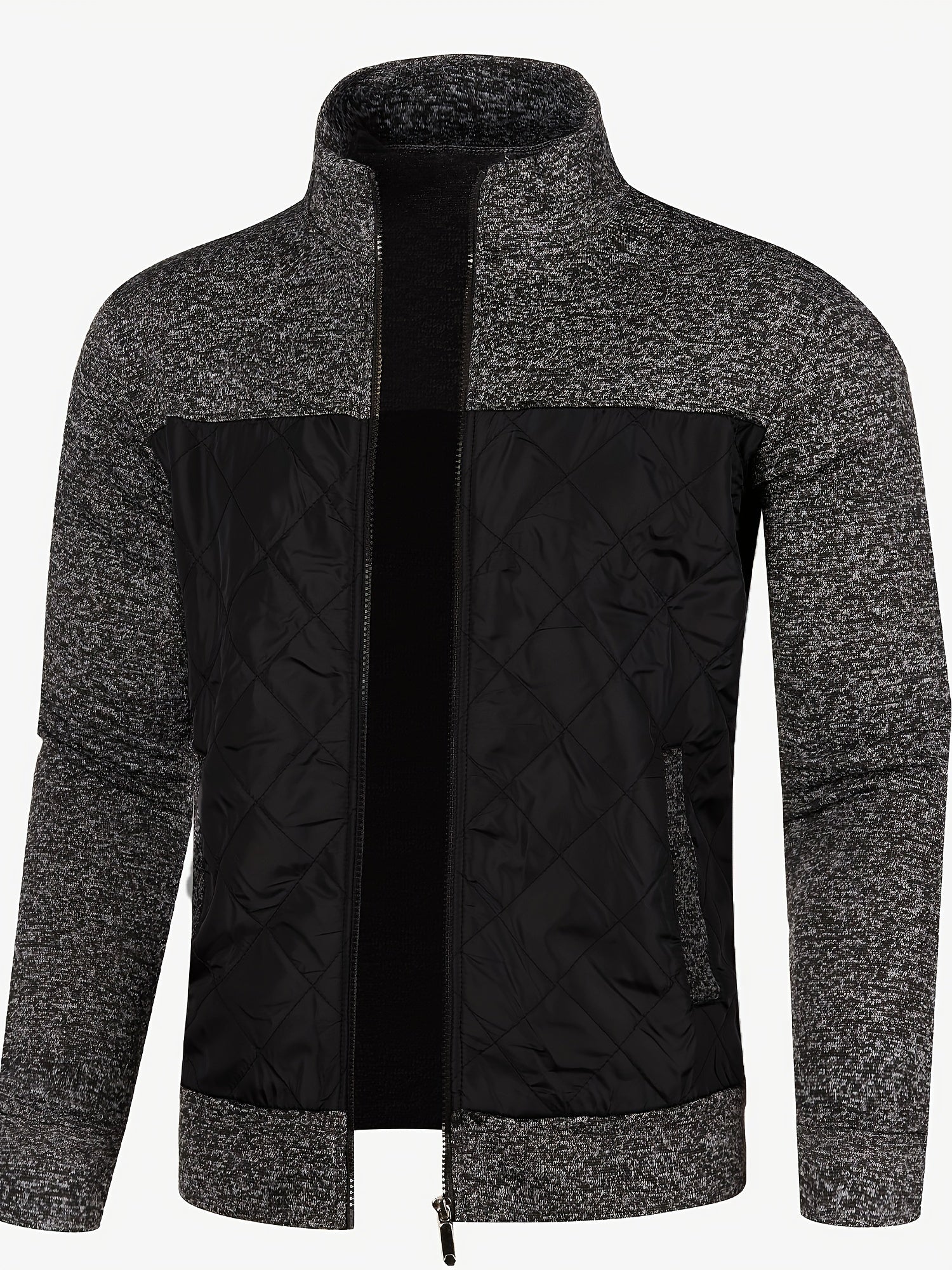 Grzegorz – Long-Sleeve Knit Jacket with Zipper