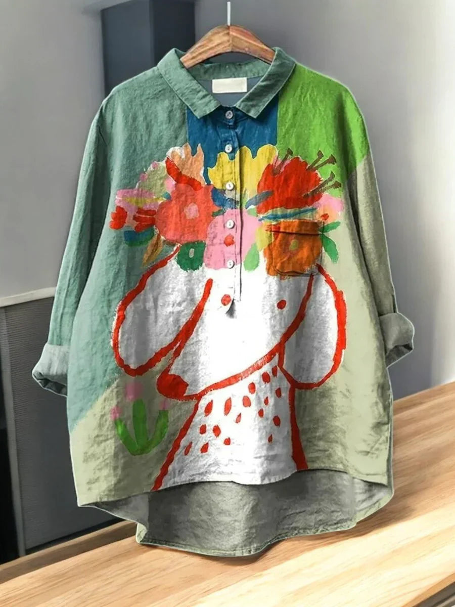 Meike | Classic Floral Blouses