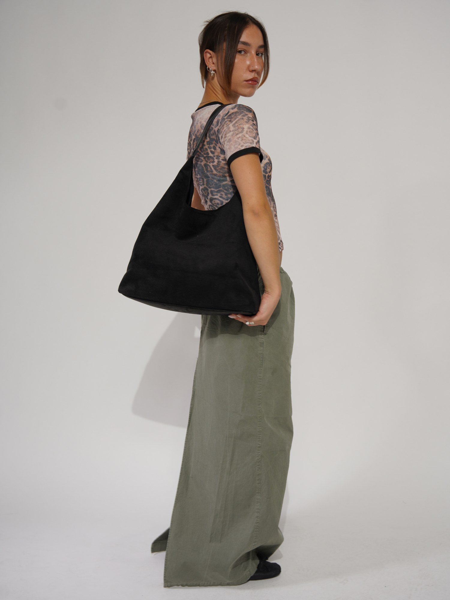 Suede Tote Bag