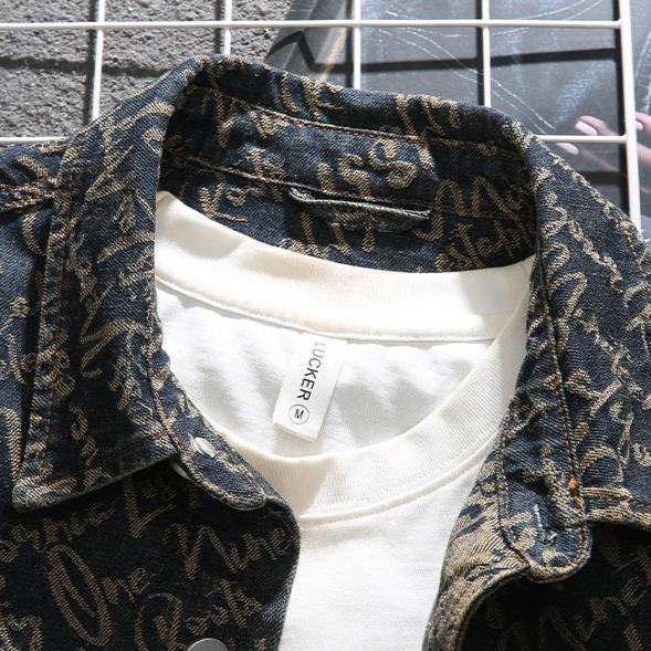 Hans™ | Denim Lettering Jacket