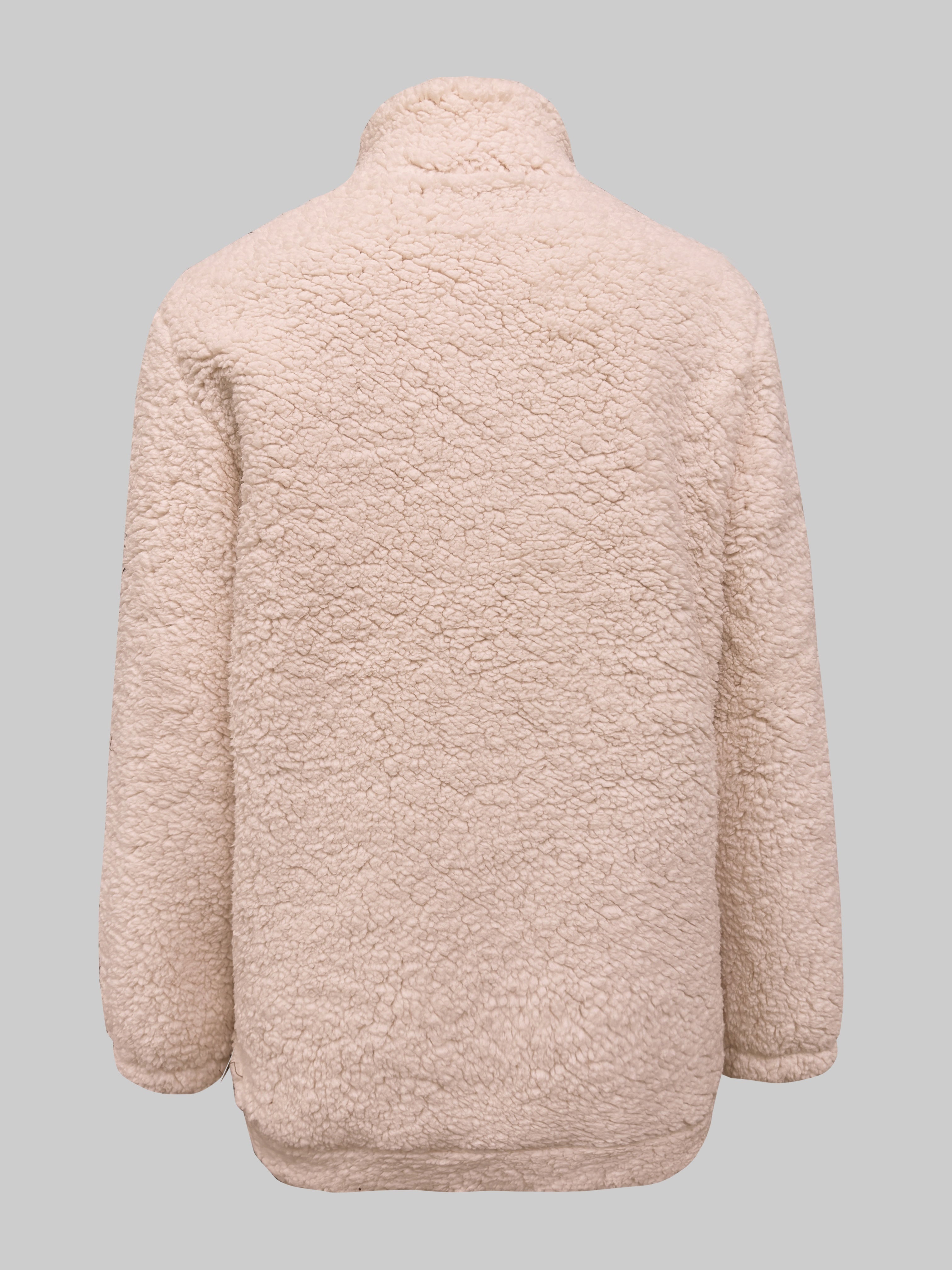 Willemien – Fleece Sweatshirt with Zipper and Long Sleeves