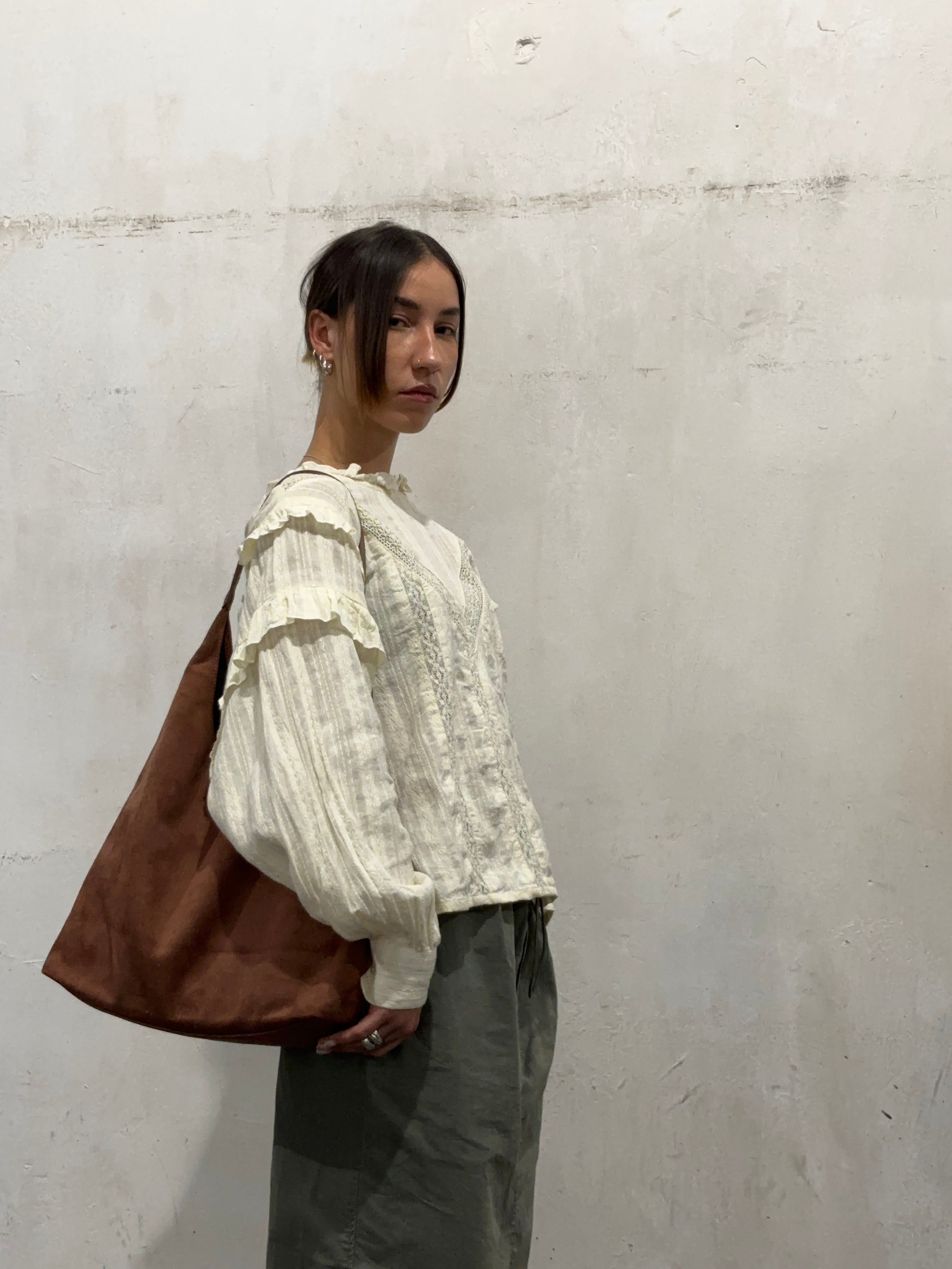 Suede Tote Bag
