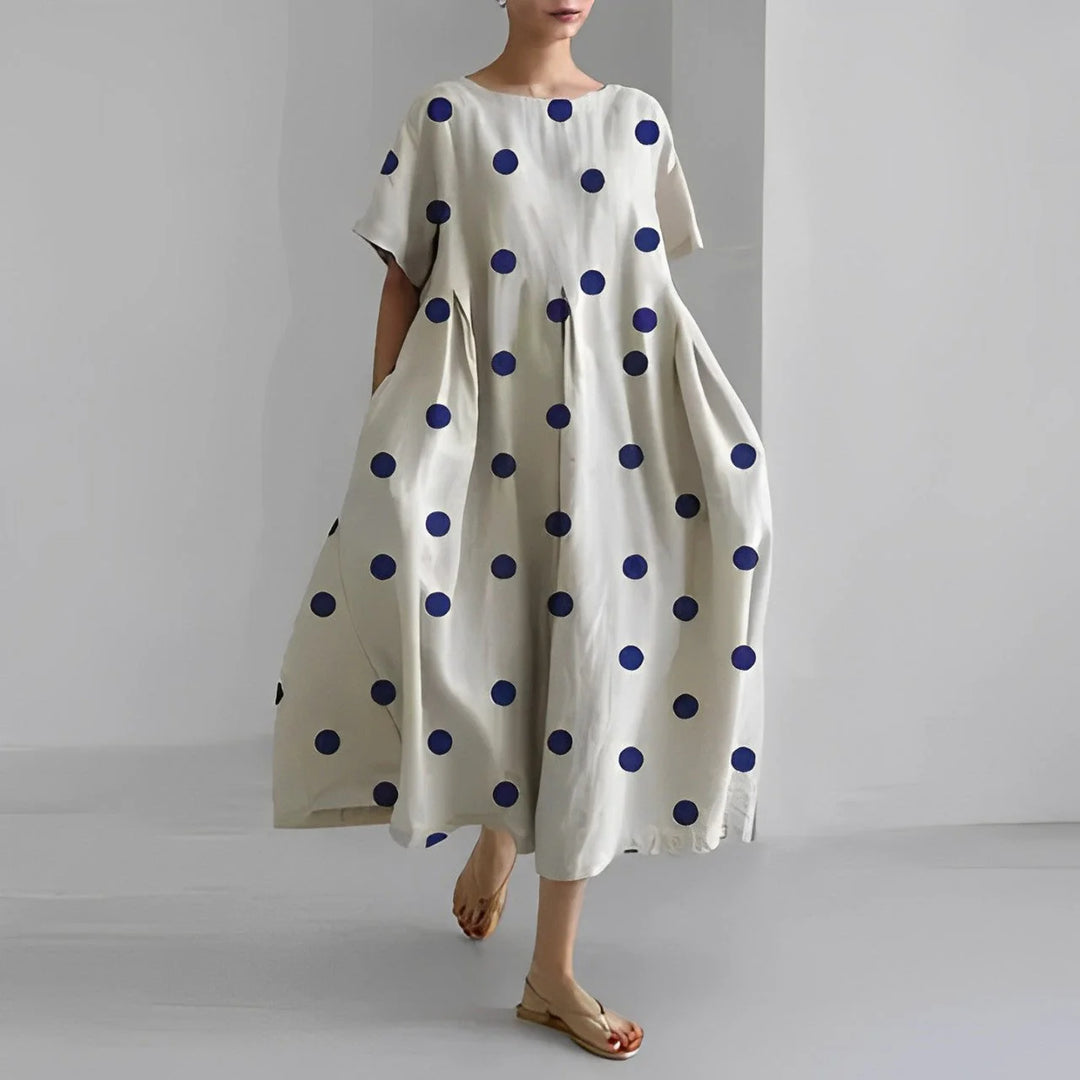 Ava - Polka Dot Maxi Dress