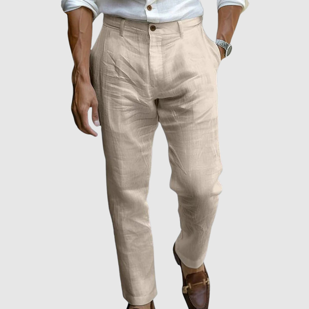 Moretti | Lightweight Linen Trousers