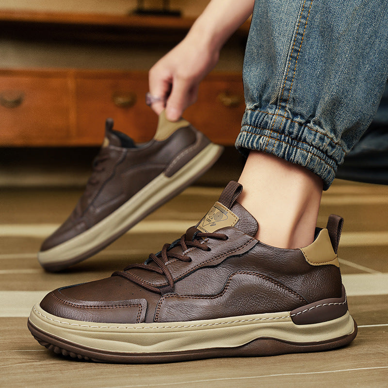 Noble Italian Genuine Leather Sneakers