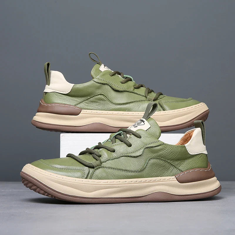 Noble Italian Genuine Leather Sneakers