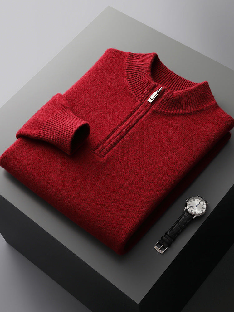 Michael™ | Cashmere Half-Zip Pullover