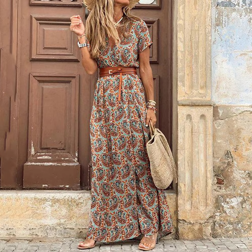 Zara - Boho Chic Summer Maxi Dress