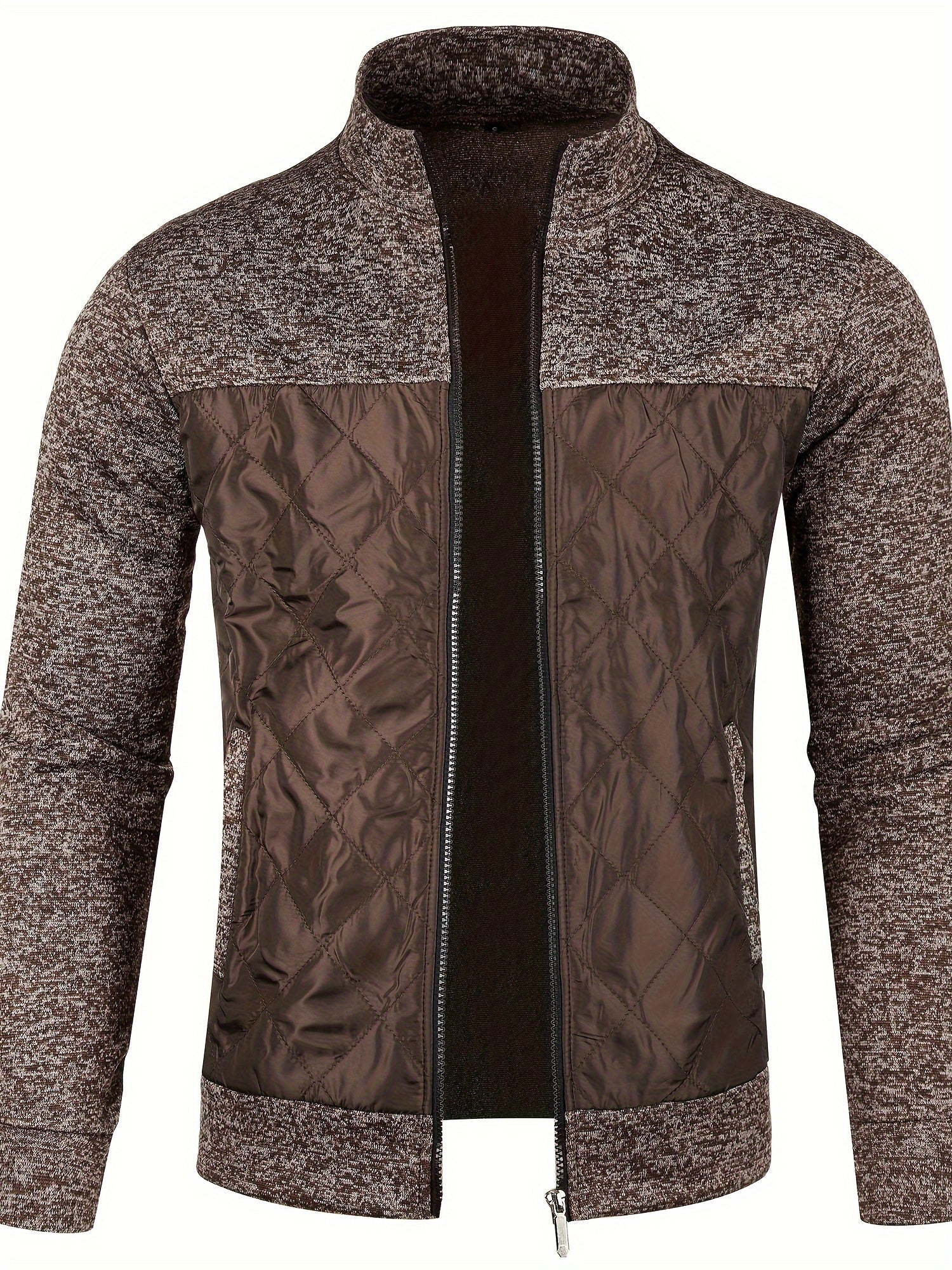Grzegorz – Long-Sleeve Knit Jacket with Zipper