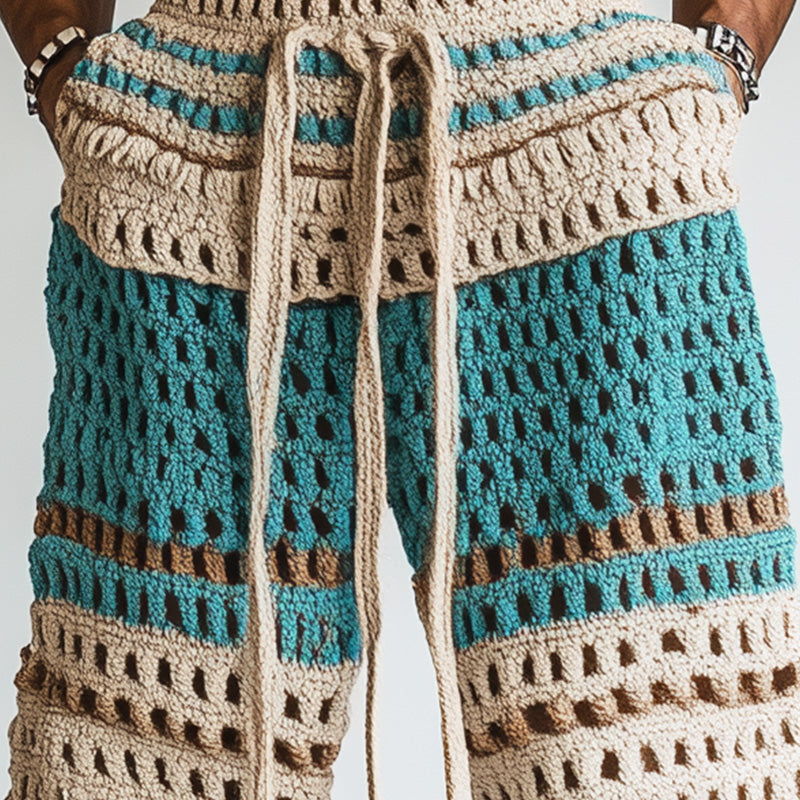 Men's Holiday Braided Beach Shorts
