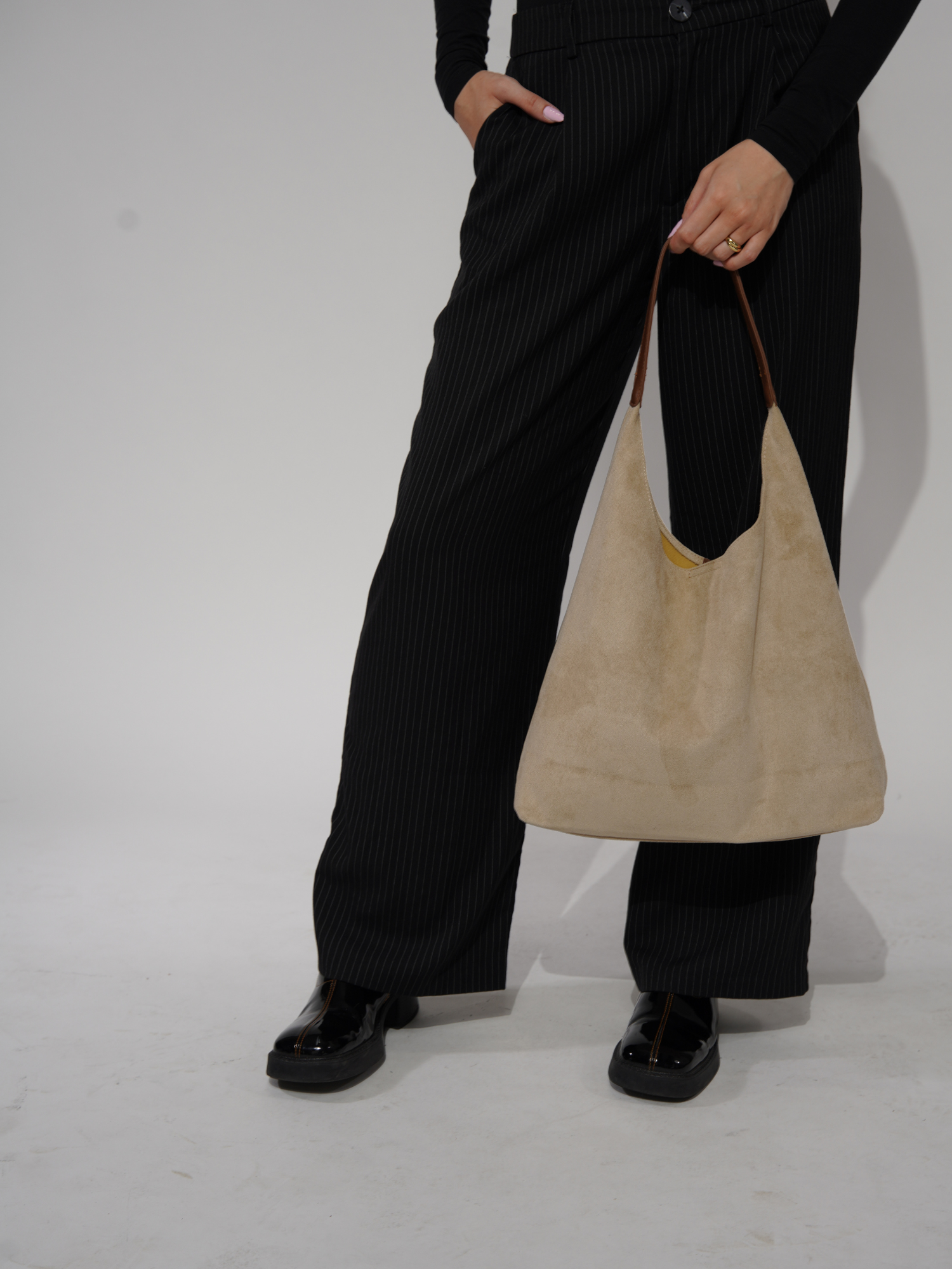 Suede Tote Bag