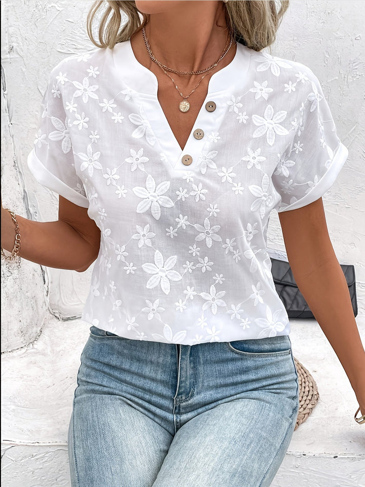 Amara – Elegant Witte Blouse