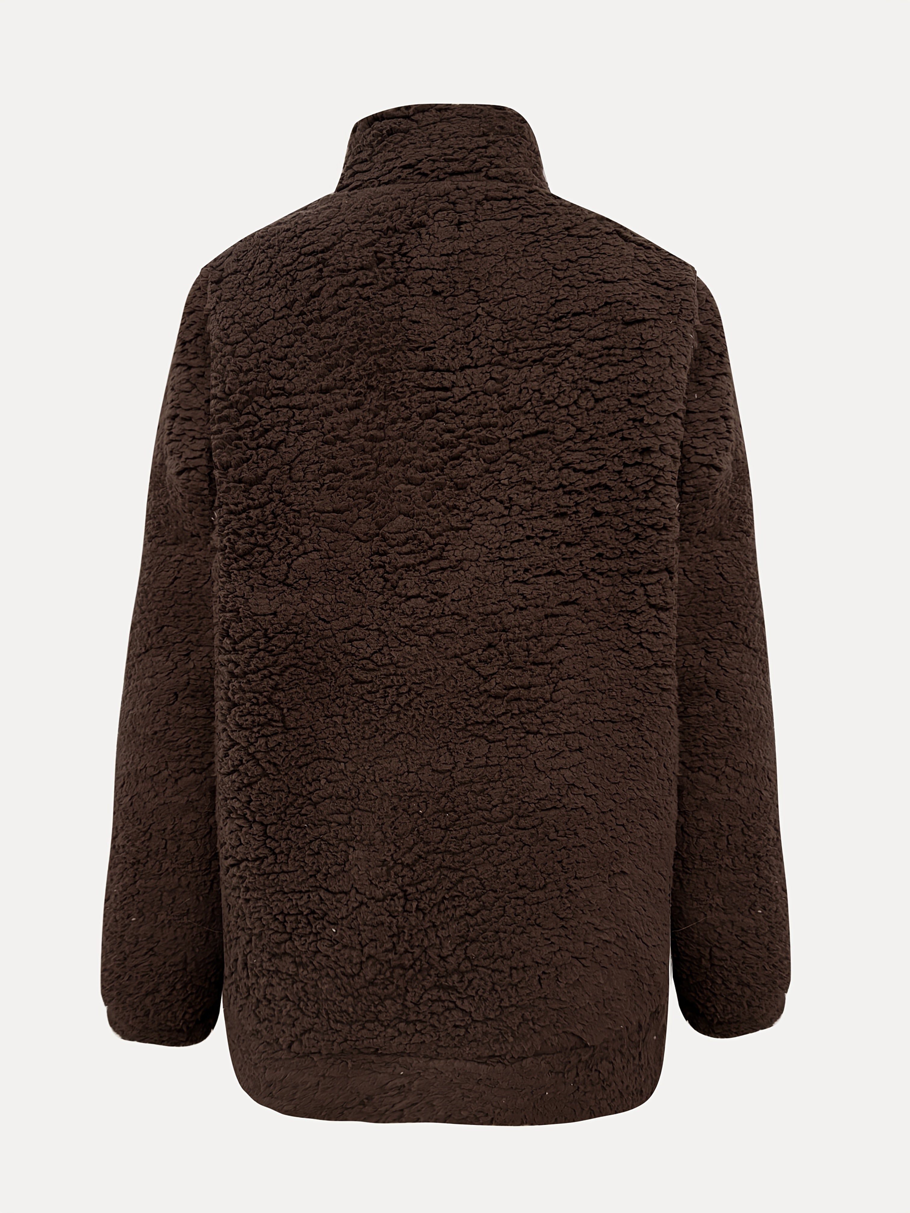 Willemien – Fleece Sweatshirt with Zipper and Long Sleeves