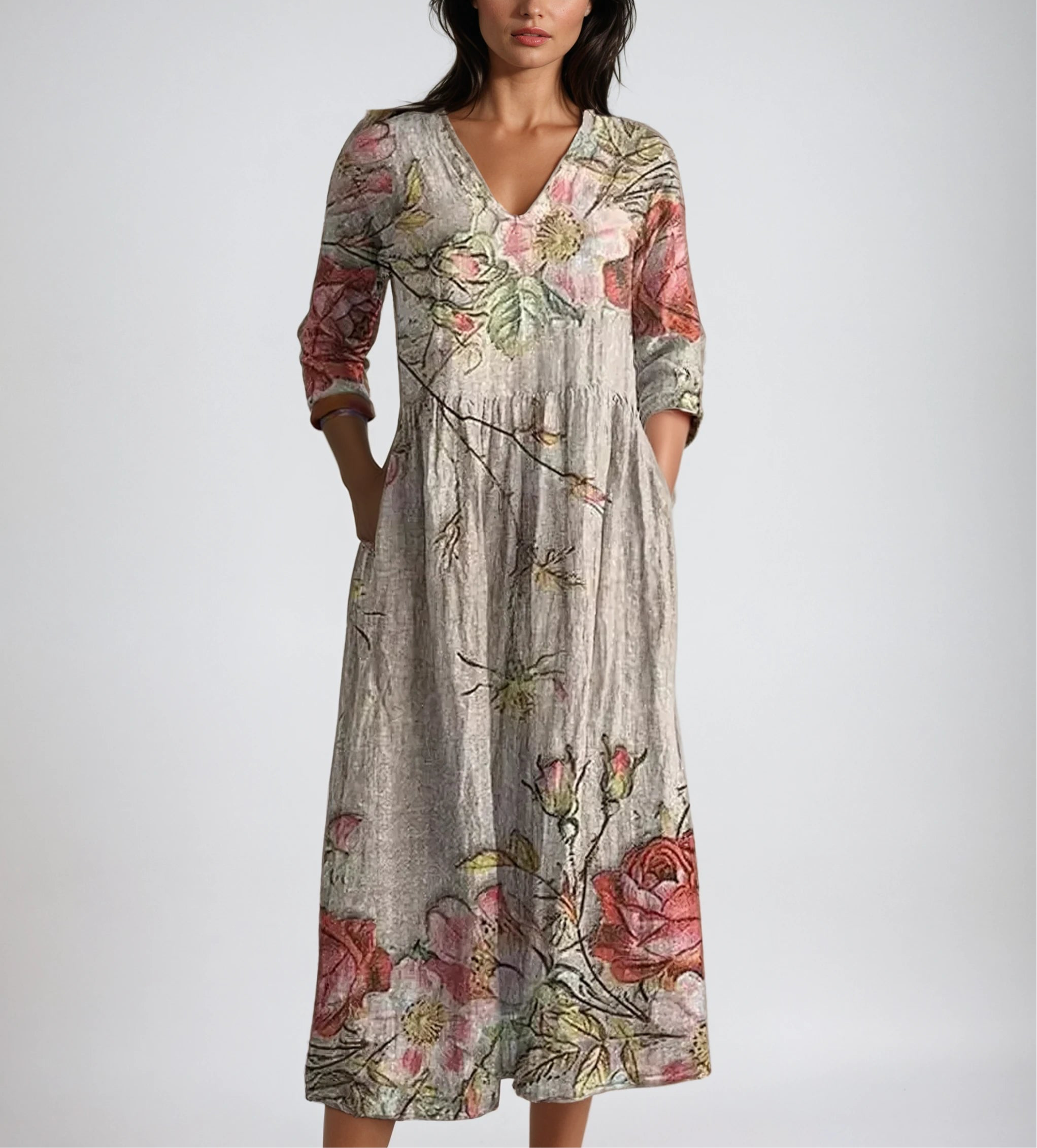 GRACEY™ | Floral Maxi Dress