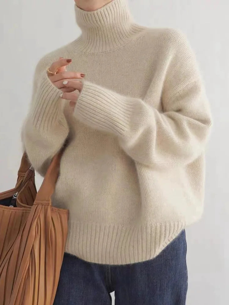 Emily™ – Comfortable, Knitted, Soft Turtleneck Sweater