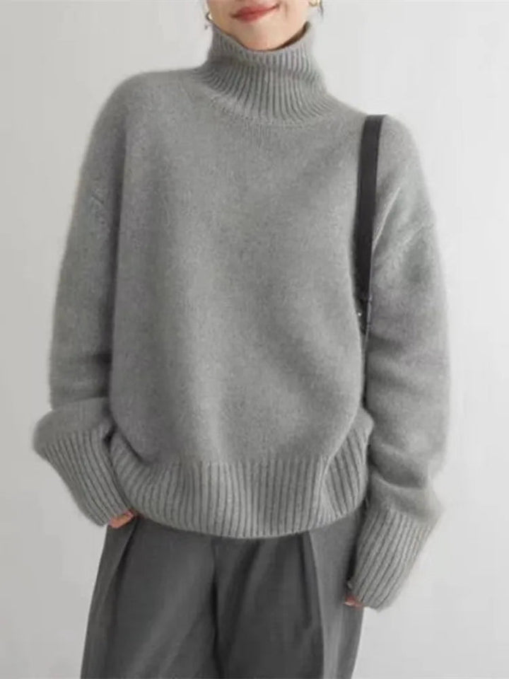 Emily™ – Comfortable, Knitted, Soft Turtleneck Sweater