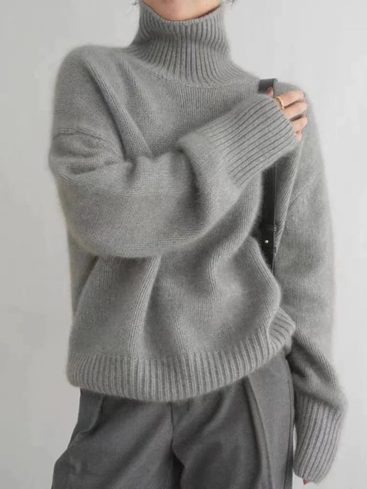 Emily™ – Comfortable, Knitted, Soft Turtleneck Sweater