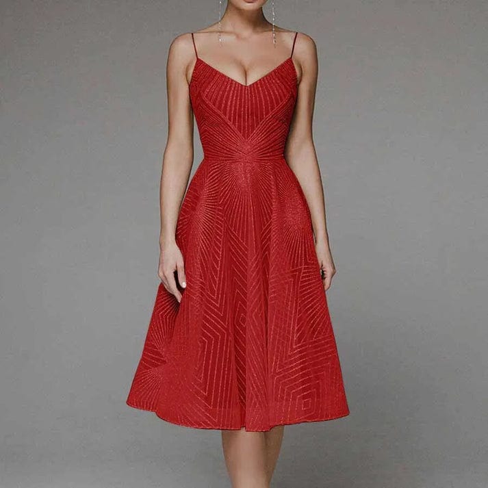 Lucie | Elegant dress with open back