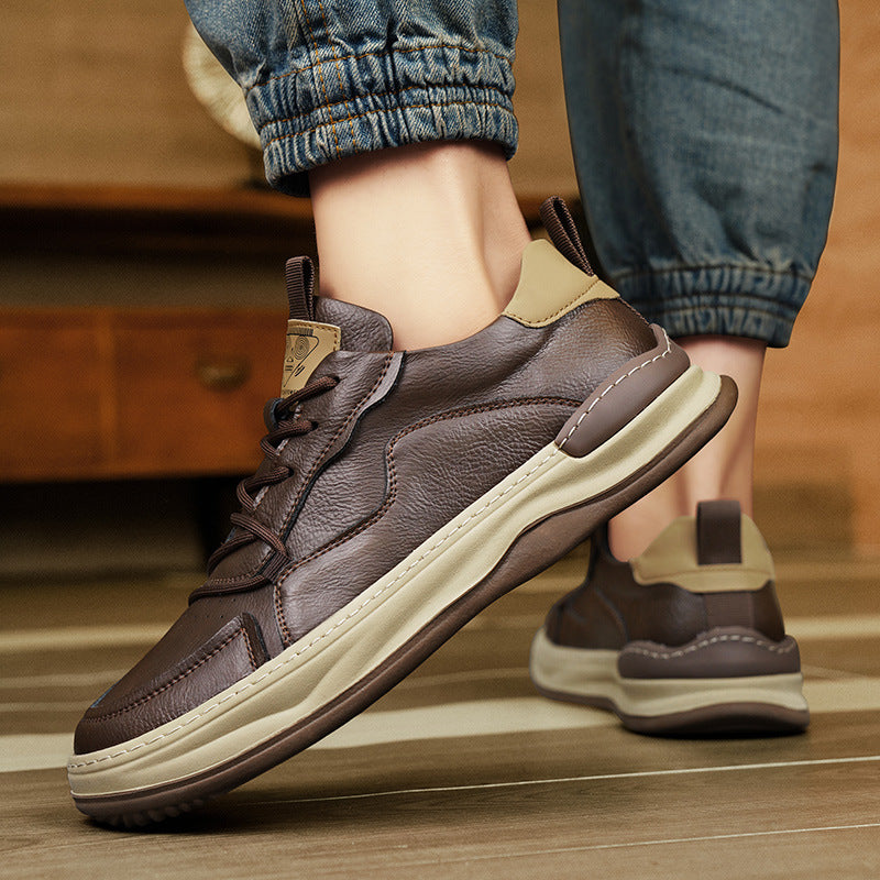 Noble Italian Genuine Leather Sneakers
