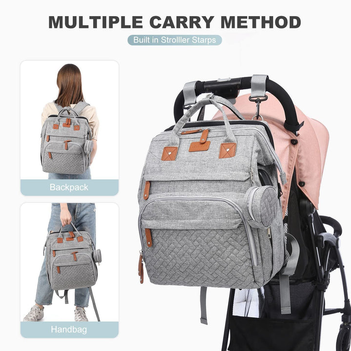 Diaper Bag Backpack with Change Station