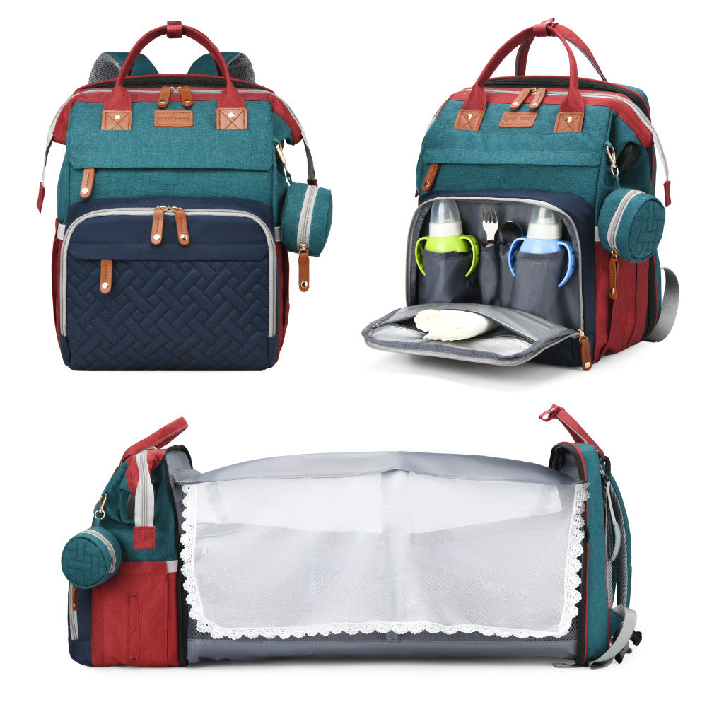 Diaper Bag Backpack with Change Station