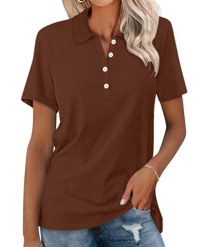 Julia - Breathable Polo Shirt with an Elegant Look