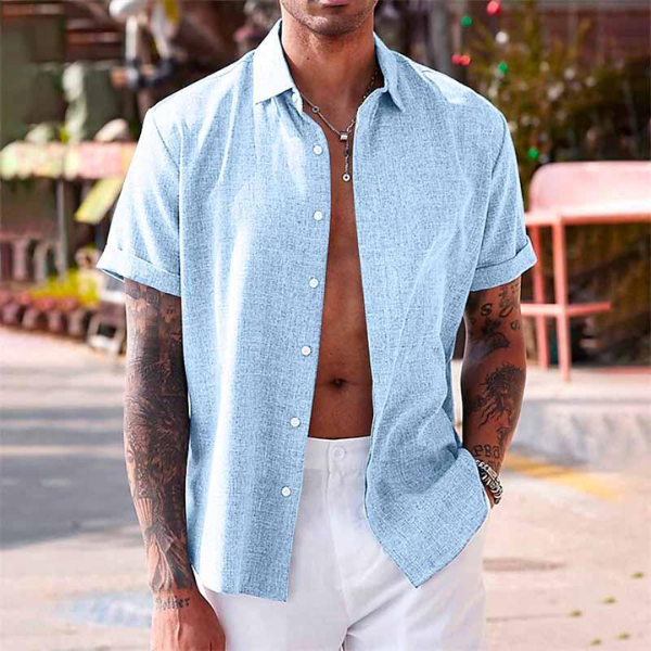 Men's button-up shirt