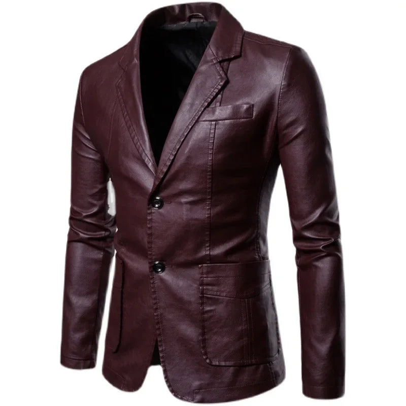 Louis™ - Elegant Brown Blazer