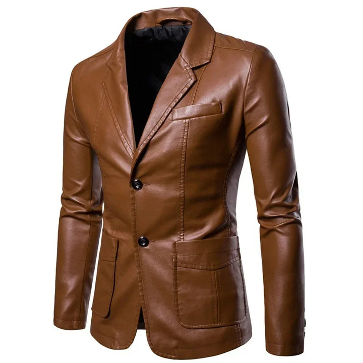 Louis™ - Elegant Brown Blazer