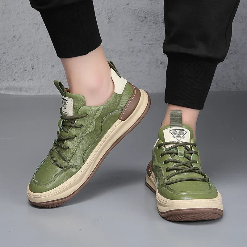 Noble Italian Genuine Leather Sneakers