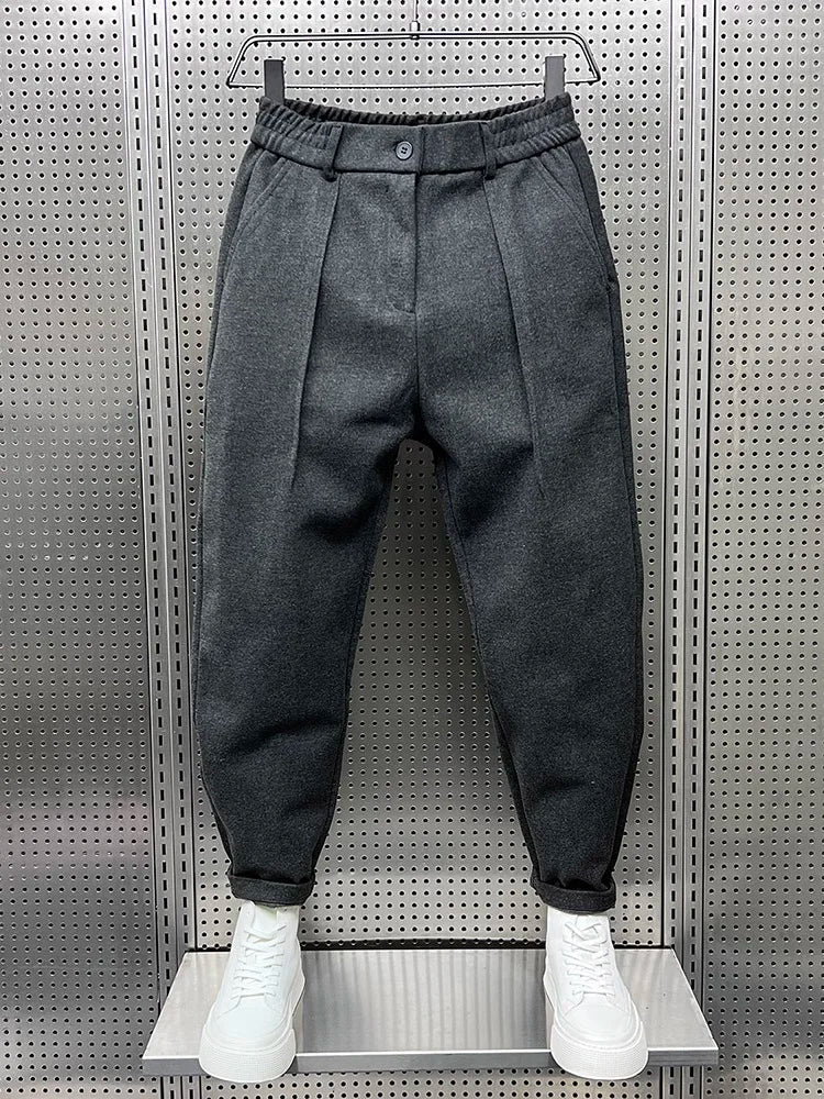 Mathieu - Elegant mottled pants
