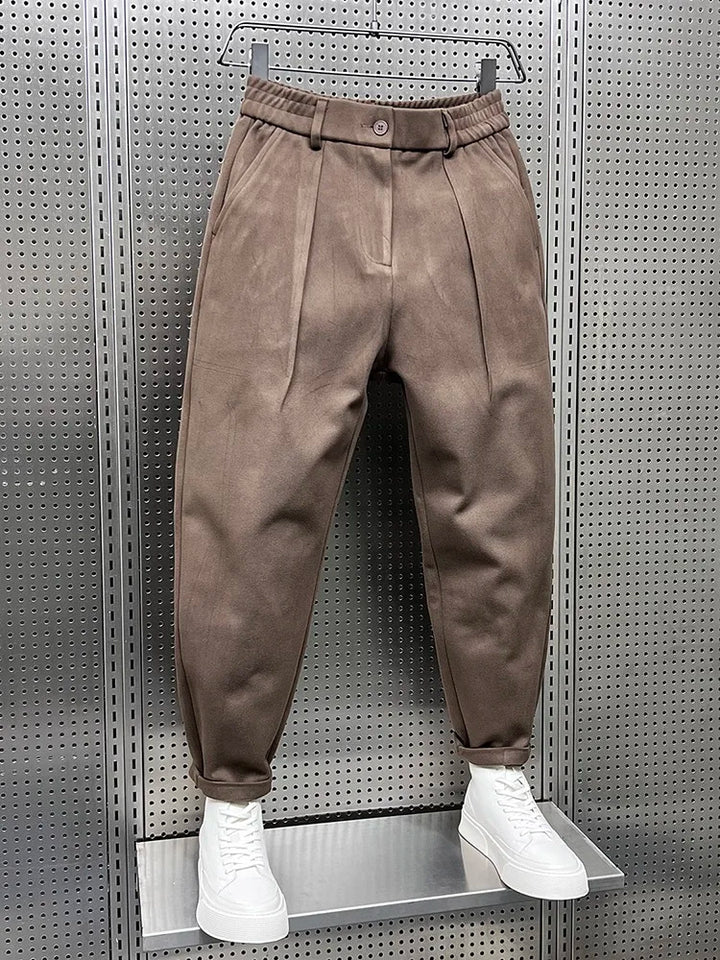 Mathieu - Elegant mottled pants