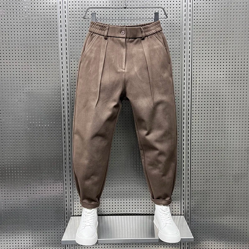 Mathieu - Elegant mottled pants