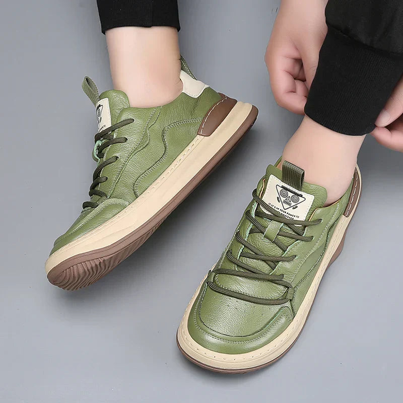 Noble Italian Genuine Leather Sneakers