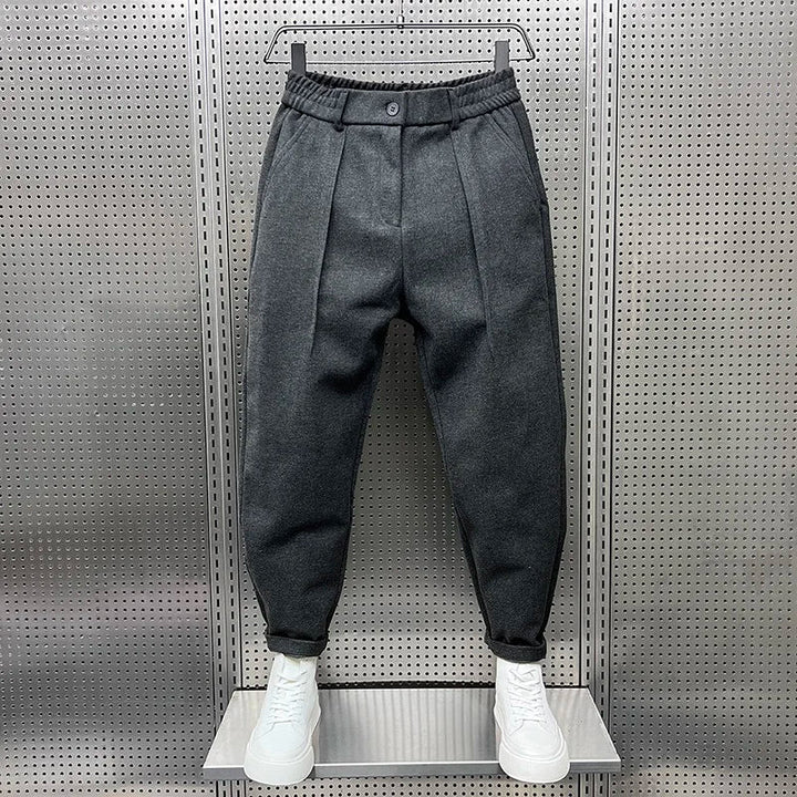 Mathieu - Elegant mottled pants