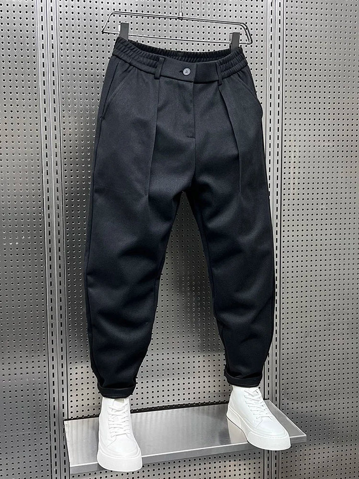 Mathieu - Elegant mottled pants