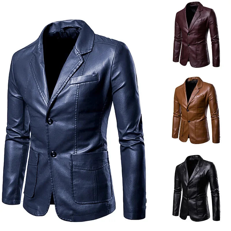 Louis™ - Elegant Brown Blazer