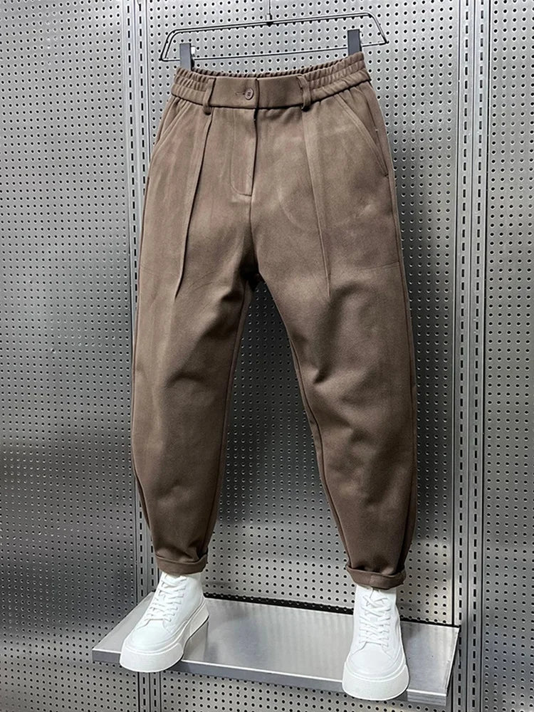 Mathieu - Elegant mottled pants