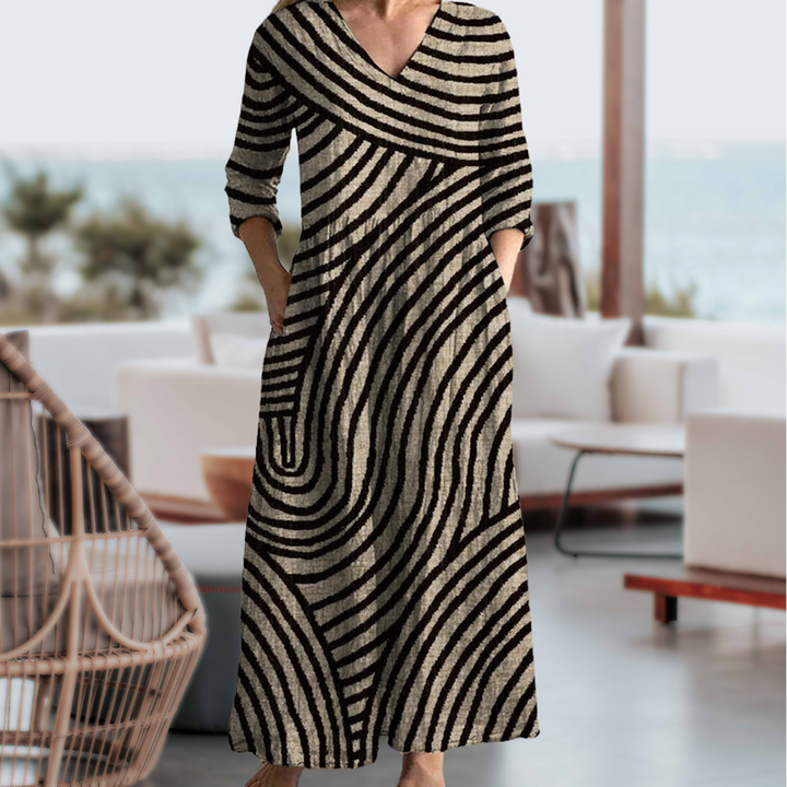 AYLA™ | Vintage Striped dress