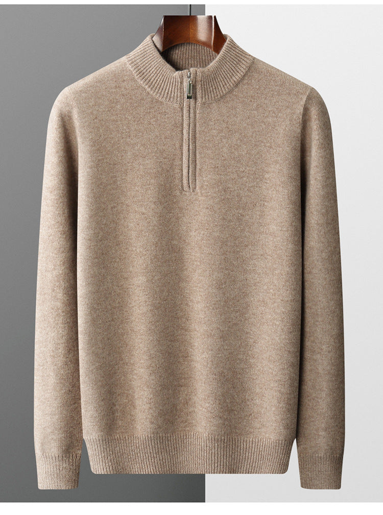 Michael™ |  Cashmere Half-Zip Pullover