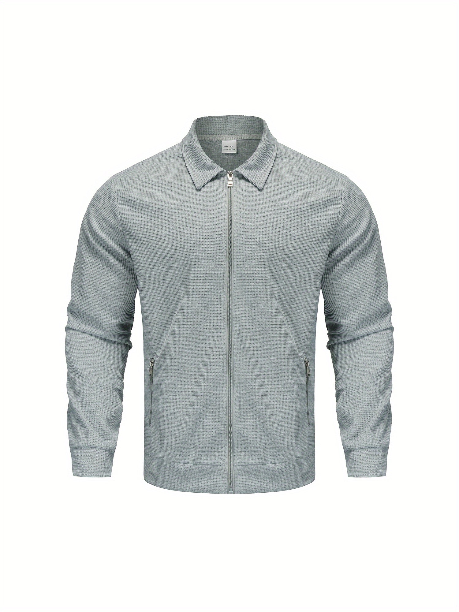 Marvin – Casual Polyester Jacket with Zipper