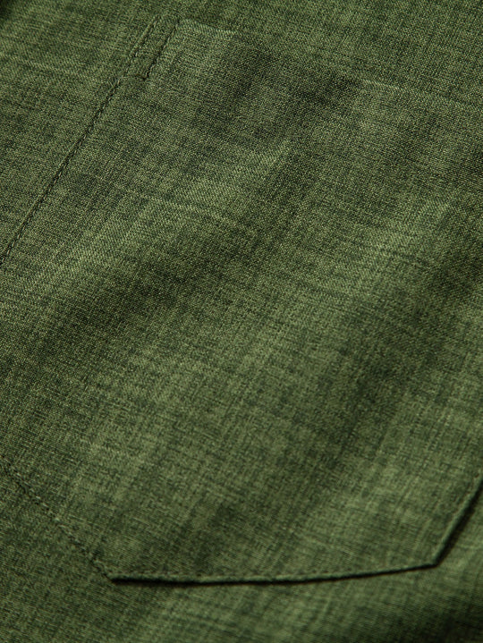 Shortd Collar Shirt & Straight Leg Linen Pants Sleeve Stan